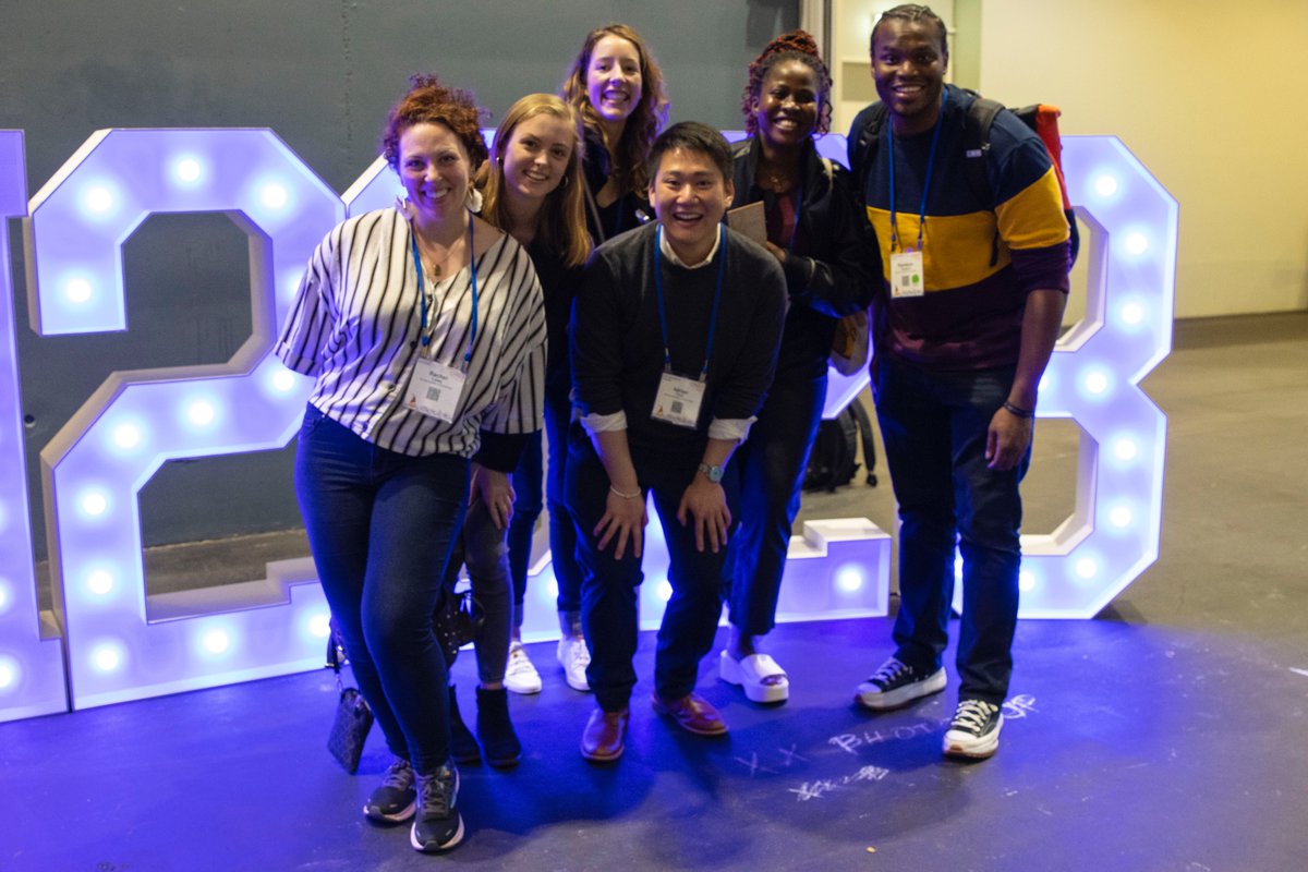 ICatGT's tweet photo. Great group of Jackets putting the "interaction" in human-computer interaction tonight at the #CHI2023 Exhibit Hall Reception🐝💻🤝

@tangemicioglu @WoWz3rz @awhchoi @gtcomputing https://t.co/9YCtck6BAb