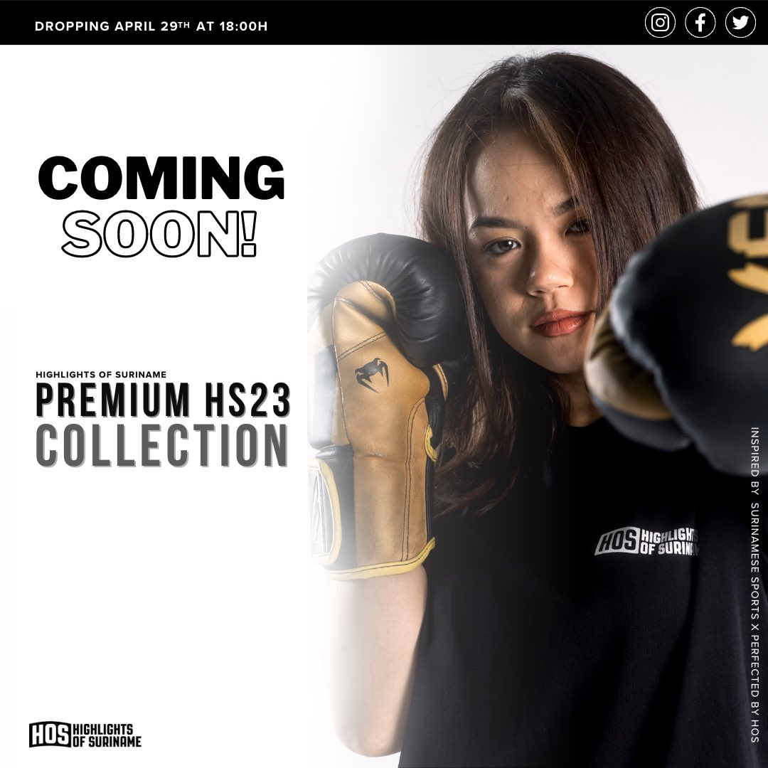 Highlightsofsu's tweet photo. We’re happy to announce that we will be releasing our #HS23 collection very soon!
The drop will be on the 29th of April.
Stay tuned!🇸🇷♥️ https://t.co/YafkfJrfDH