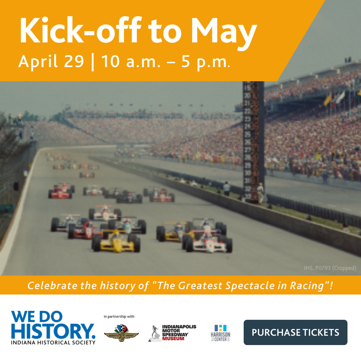 IndianaHistory's tweet photo. Want to get your photo taken with Rick Mears’ 1980 Penske PC-9 Indy car? Join us for our Kick-off to May event at IHS! Celebrate the history of “The Greatest Spectacle in Racing” with broadcaster Paul Page and more fun activities!

For more info visit: https://t.co/B7lMsXGaLk https://t.co/RoOO2omlre