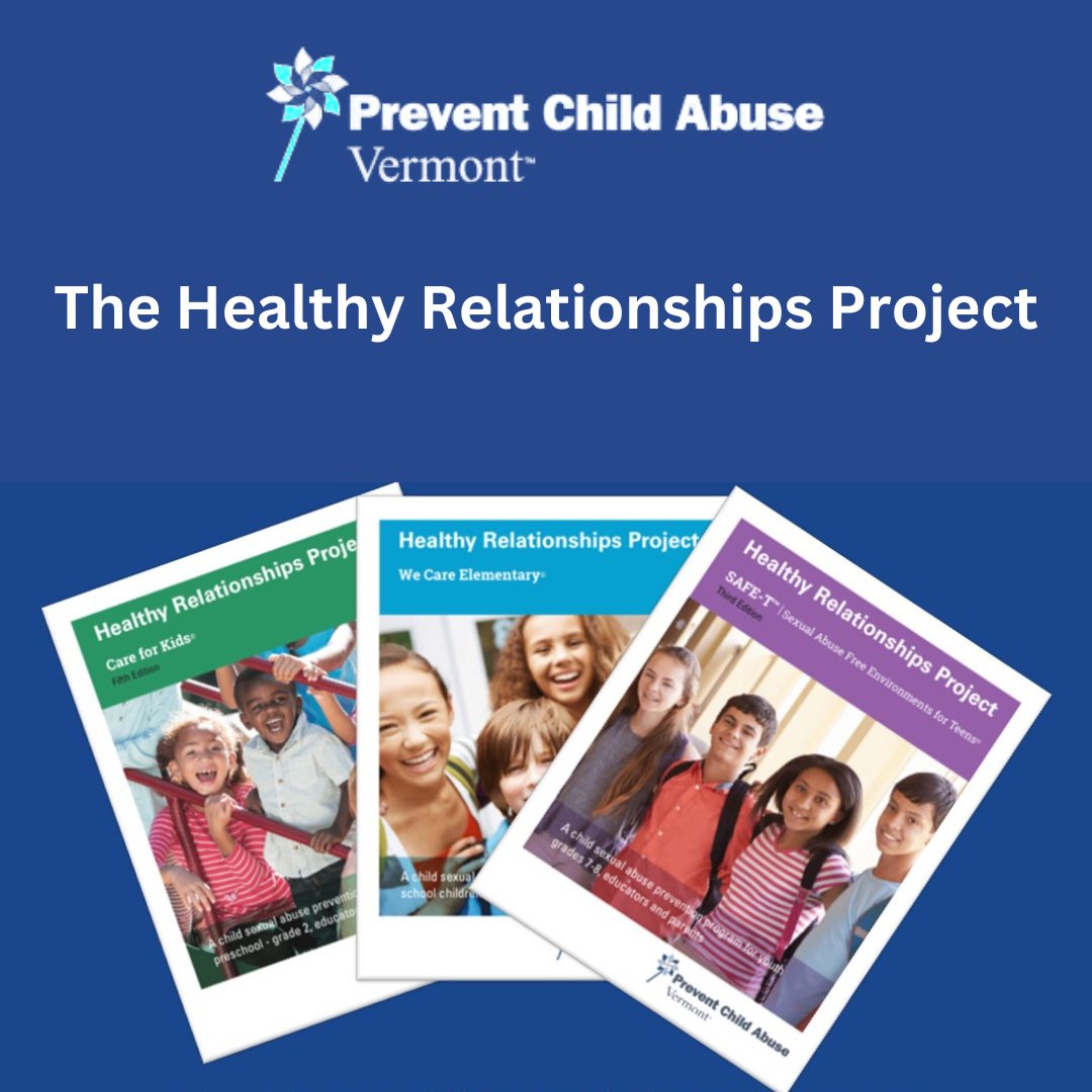 Trauma-informed, developmentally appropriate school based child sexual abuse prevention program, for K-9th grade
pcavt.org/healthy-relati…
#preventioneducation #schoolcounselors #pcavt #preventionworks #vermontprincipalsassociation #vermontteachers #community #wellness