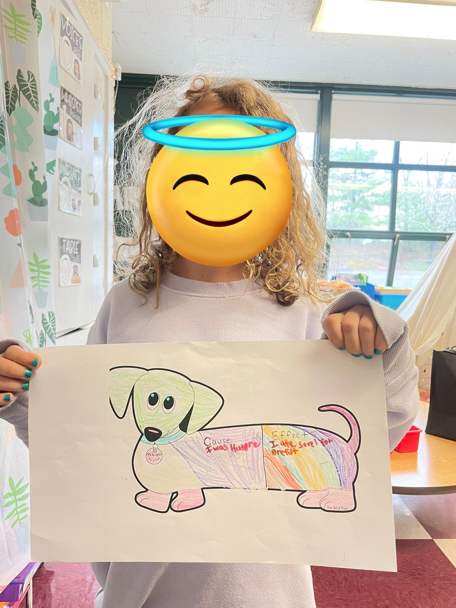 1stWithDussi's tweet photo. Cause and Effect can be a hard concept to grasp in first grade, but make it dog themed and they’ll love it! 🐾 #FirstGrade #ShakerLane #Littleton https://t.co/y0wHAT3JEB