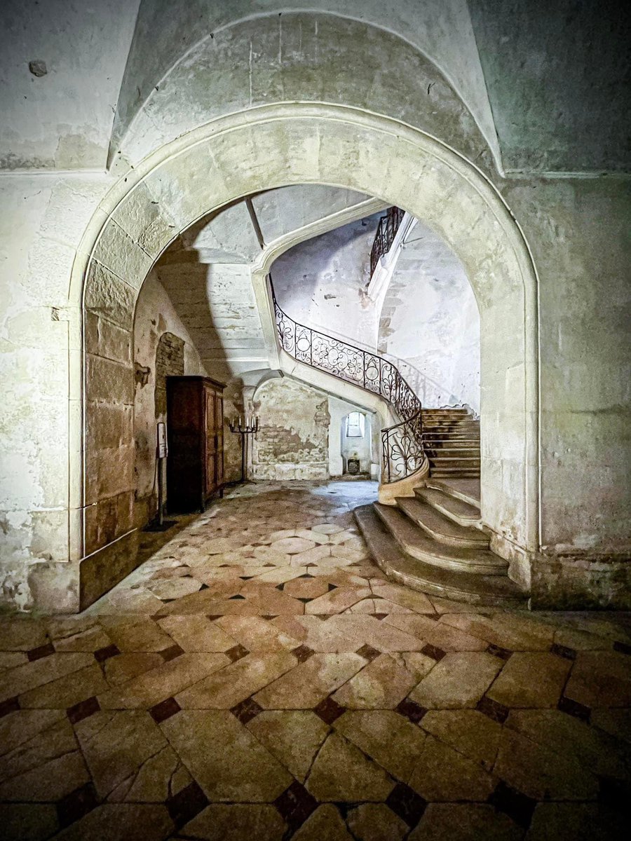 Les monuments rouvrent progressivement après l’hiver et c’est l’occasion pour moi de vous encourager à aller découvrir le château-abbaye de Moutiers-saint-Jean et son palais abbatial (l’escalier d’honneur en photo). C’est en Côte-d’Or que ça se passe ! <a href="/CD_CotedOr/">Côte-d'Or</a> <a href="/BFC_Tourisme/">En Bourgogne Franche-Comté</a>