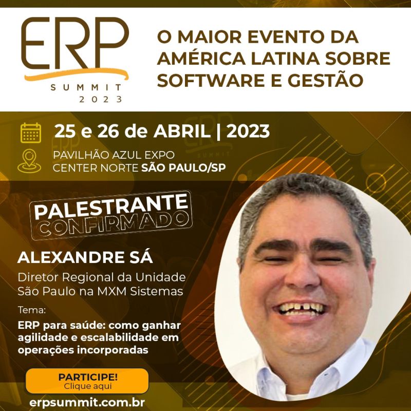 MXMSistemas's tweet photo. Conheça nossos palestrantes confirmados para o #ERPSummit2023 :D https://t.co/GCwk5MefUD