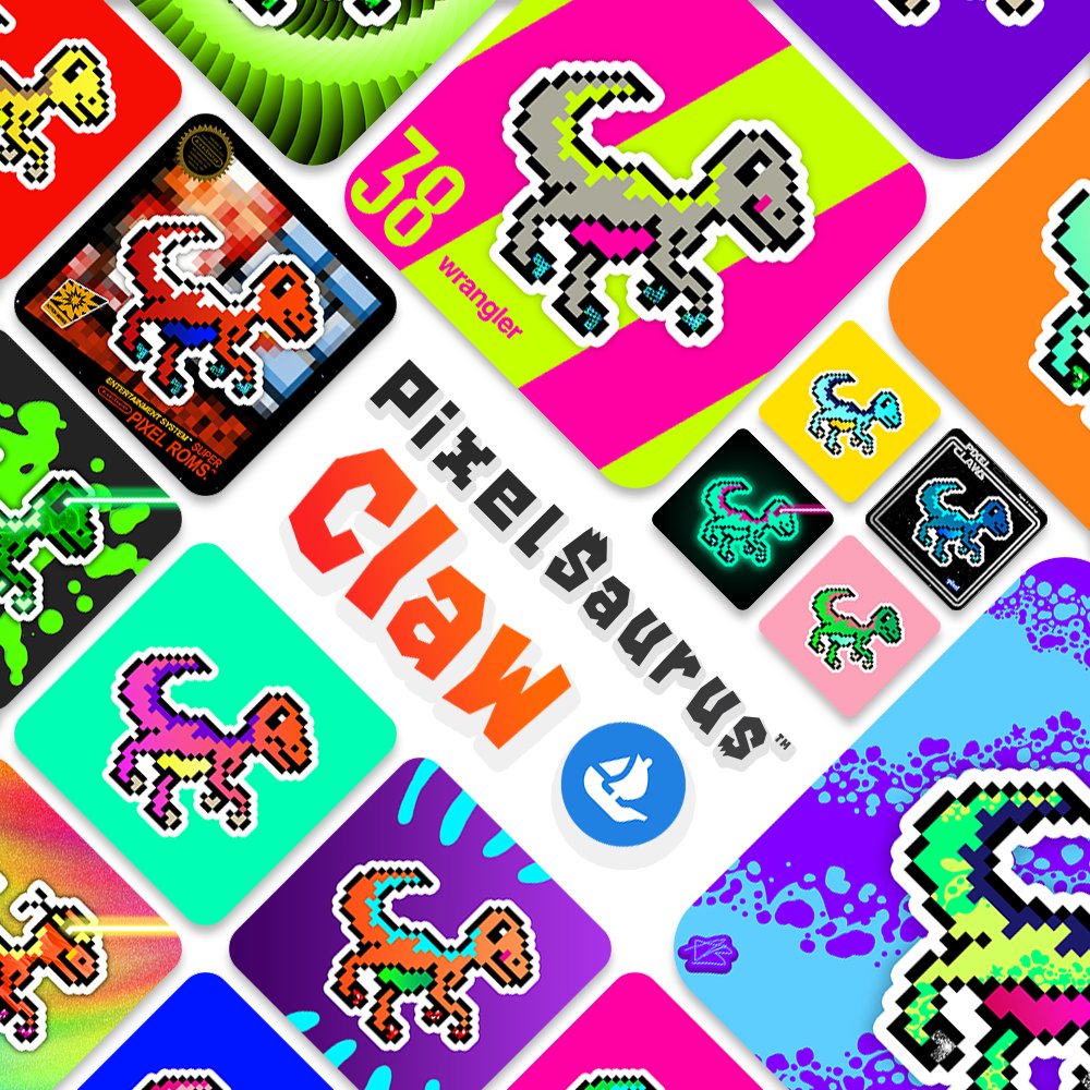 PixelSaurus™ Claw: MINTING 28TH APRIL!
EXCLUSIVELY on #OpenSea Drops! 🦖🌋

✨  opensea.io/collection/pix…

Get a mint discount by holding any PixelSaurus™ #NFT!

Bronto: opensea.io/collection/pix…
Rex: opensea.io/collection/pix…
Tri: opensea.io/collection/pix…
Air: opensea.io/collection/pix…