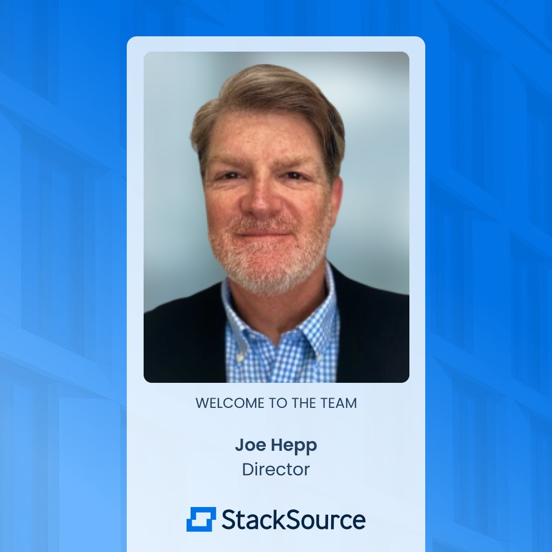 StackSource's tweet image. Join us in welcoming our newest Director, Joe Hepp! Joe comes to StackSource with over 20 years of commercial real estate experience in originating, underwriting, and structuring commercial real estate debt and equity for all property types. 

#StackSource #Welcome #Florida #CRE