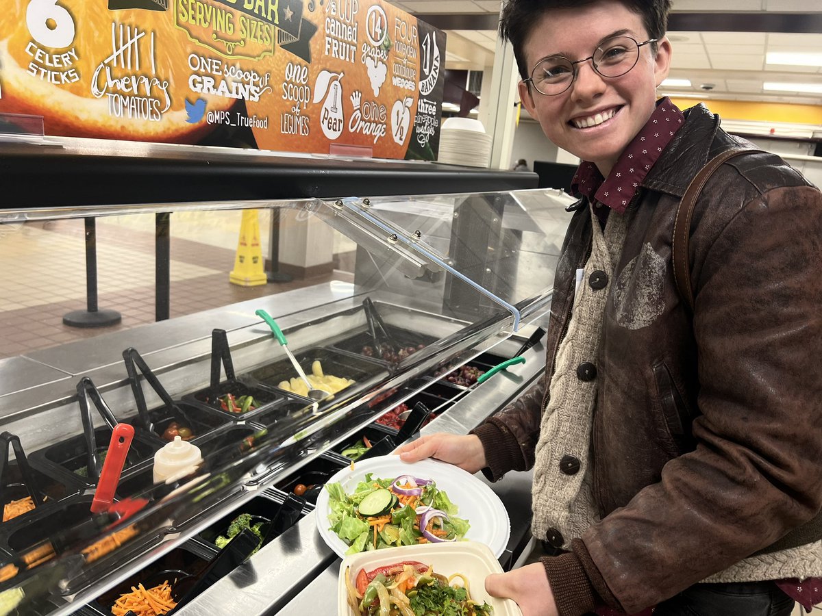 With <a href="/MPS_TrueFood/">MPS True Food</a> and many of the local farms that will be supplying food for their 42,000 (!) meals served daily. I’m so proud to be a part of MPS’ farm to school procurement process to help farmers with food safety. And school lunch is now amazing! #farmtoschool