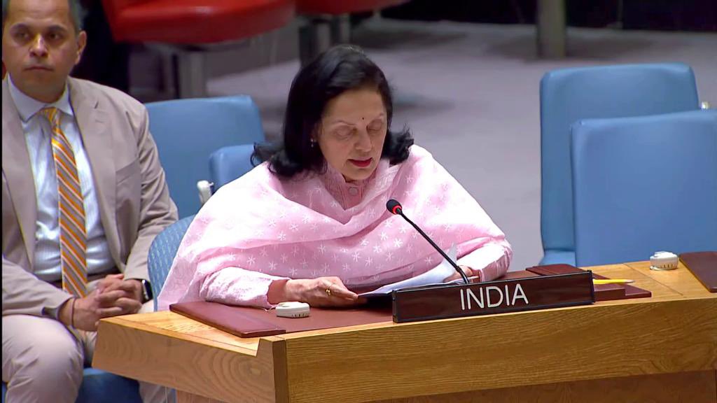 A memorable #MultilateralismDay, as 🇮🇳 asks the #UNSC- “Can we practice ‘effective multilateralism’ by defending a Charter that makes five nations more equal than others?”

Full speech by PR @ruchirakamboj 👉🏼 pminewyork.gov.in/IndiaatUNSC?id…

@indiandiplomats @IndianDiplomacy