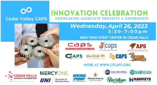 CF_CAPS's tweet photo. 🎉It's Time! Join us for a night of innovation & inspiration! #CVCAPS Innovation Celebration showcases incredible community based experiences from HS & 6th grade students in the @growcedarvalley. Don't miss out on this opportunity to witness the future in action. #BetterTogether https://t.co/olLxhJZ3v7