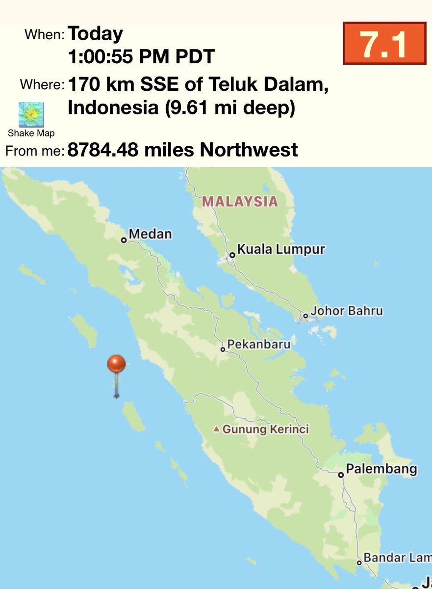 Nemisistar's tweet photo. 7.1 #Earthquake 4/24/23 Indonesia 🇮🇩 #Earthquakes in diverse places." #SignsoftheEnd #Matt24 #EndTimes #GodsWord #Luke21 #LostTribes #Israel #solarflare #sunspots #geomagnetic #Spaceweather #GreatTribulation #DayoftheLord https://t.co/qfwfY9AESc