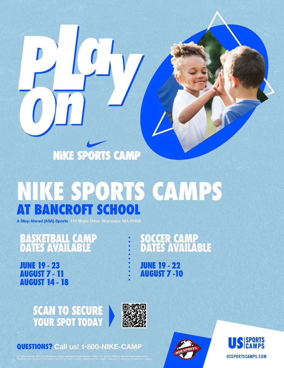 Big summer ahead @BancroftSchool register now @ astepaheadsports.com @ussportscamps