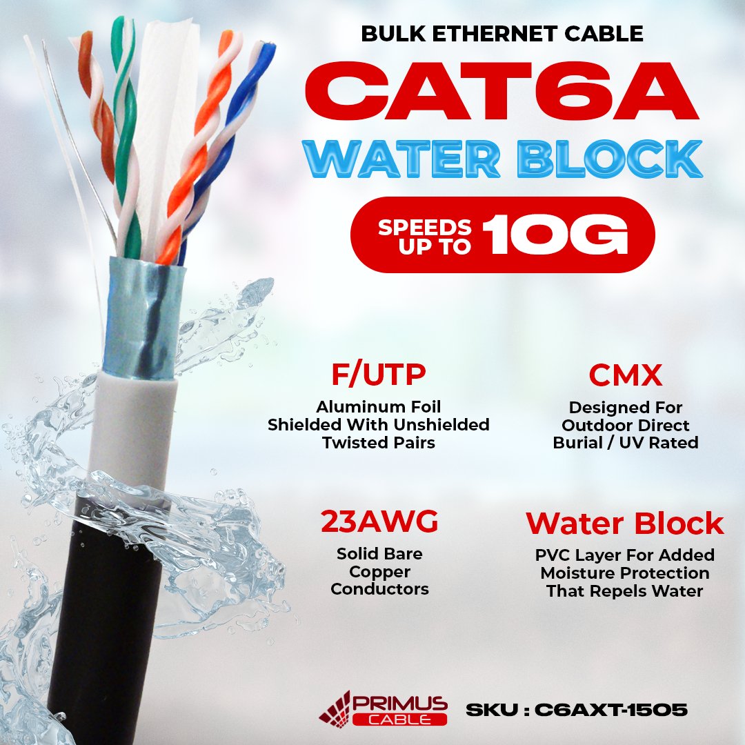 PrimusCable's tweet image. Whether you are wiring your office building or an entire campus, we have the Direct Burial Network Solution that is right for you. Primus Cable is your one stop shop for all things Direct Burial!
#PrimusCable #Cat6A #ethernetcable #directburial #cablecleaner