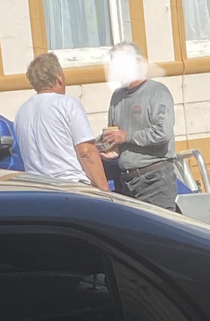 This was quite the eyebrow raiser. An intriguing combination of pet care with an immediate, on-site solution if said care isn’t up to scratch.

After ruminating on that, we were treated to a Main Street exchange of ashes, replete with un-singed dog collar as a a memento.