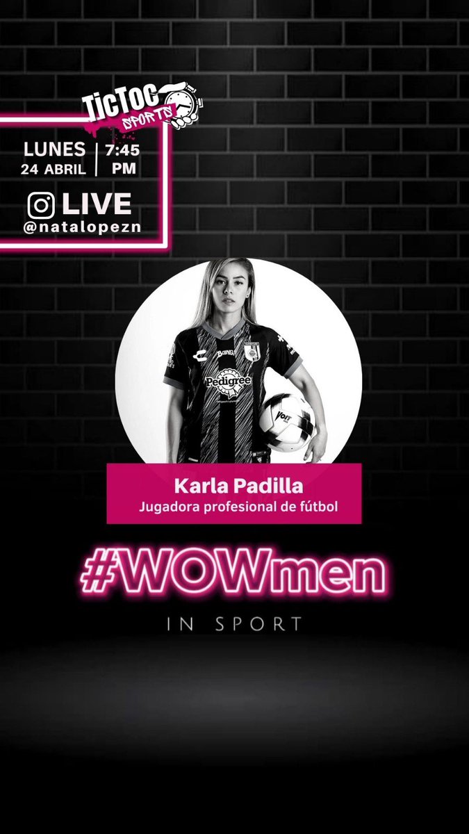 natalopezn98's tweet photo. ¡Los espero HOY en el entretiempo del juego entre Gallos Femenil vs América!
La platica con @KDulitlee sobre el crecimiento de la @LigaBBVAFemenil y su trayectoria dentro de ella✨
#WoWmen in sport ⚽️ https://t.co/zuQ0lUY1xw