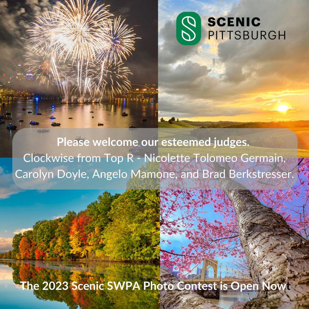 Introducing the incredibly talented judges of our 2023 #ScenicSWPA Photo Contest, which is open RIGHT NOW! We are honored to have them: Brad Berkstresser, Carolyn Doyle, Nicolette Tolomeo Germain, and Angelo Mamone. scenic.org/2023/04/06/int…