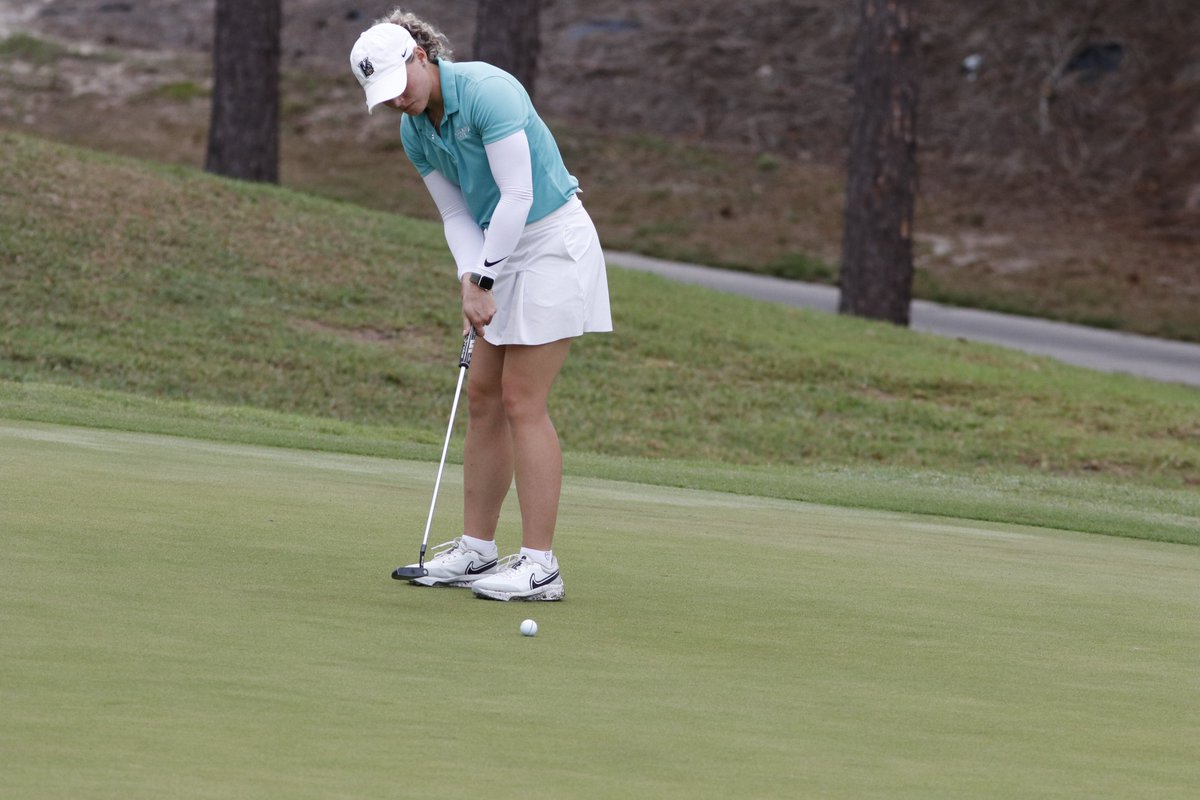 HorizonLeague's tweet photo. Sabrina Coffman leads the way on the women's #HLGOLF individual leaderboard with one round left to play!

1. Coffman, CSU (+3)
T2. Ashley Kulka, @GBPhoenixGolf 
T2. Puthita Khuanrudee, @YSUWomensGolf 
4. Isabelle Maleki, GB
5. Bridget Boczar, @OaklandWGolf https://t.co/ZtD4HUuCuD