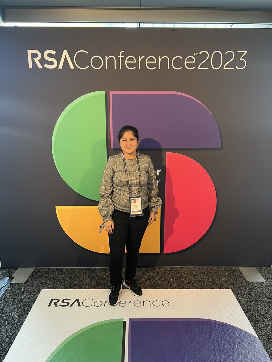 InfosecVandana's tweet photo. 1st Day at @RSAConference https://t.co/xV4voBt4A7