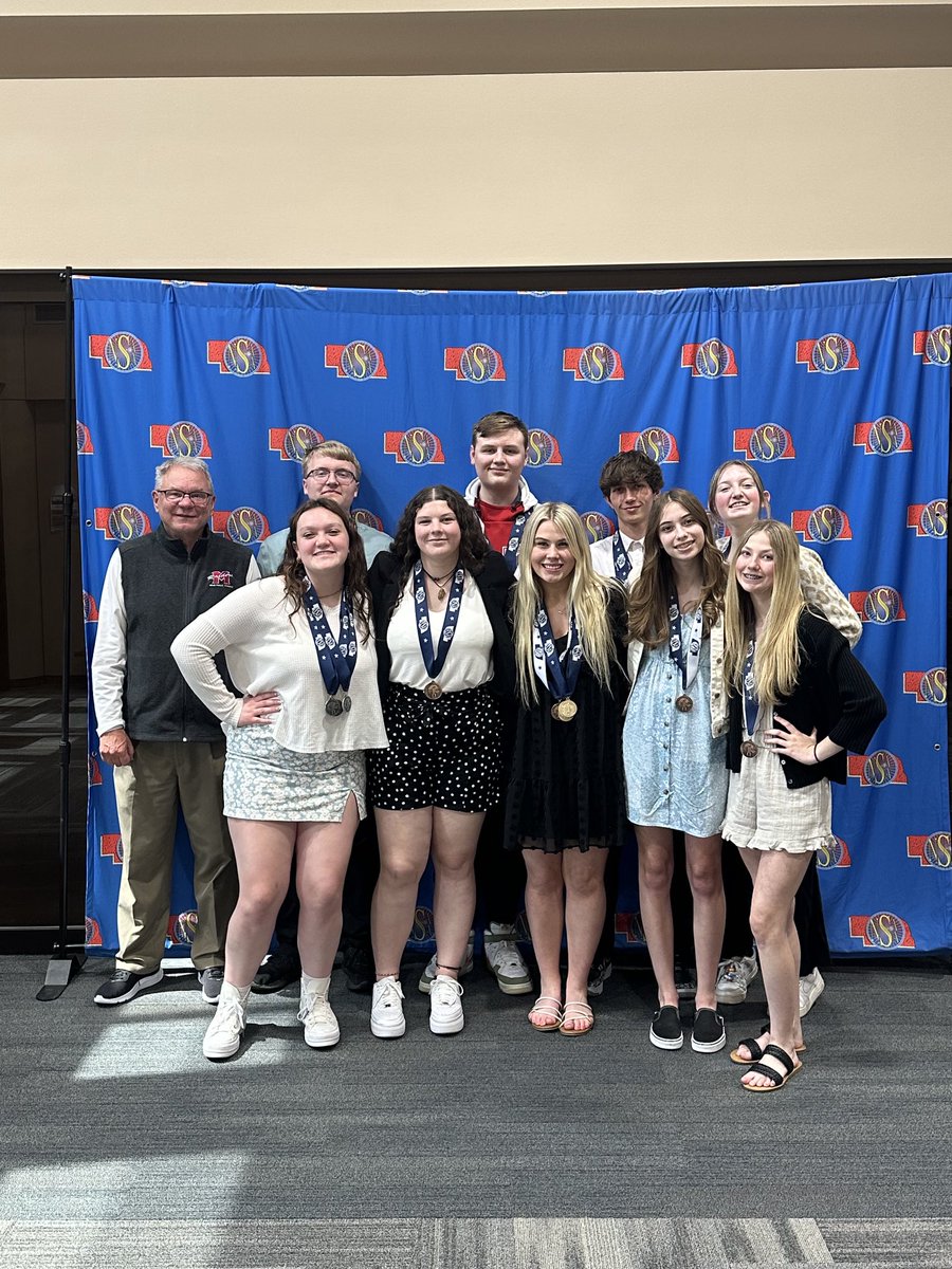 Unbelievable.  These students tied for third at Class C state journalism contest in the first year of our program. Three golds and three silvers among 15 medals. So proud !!!!