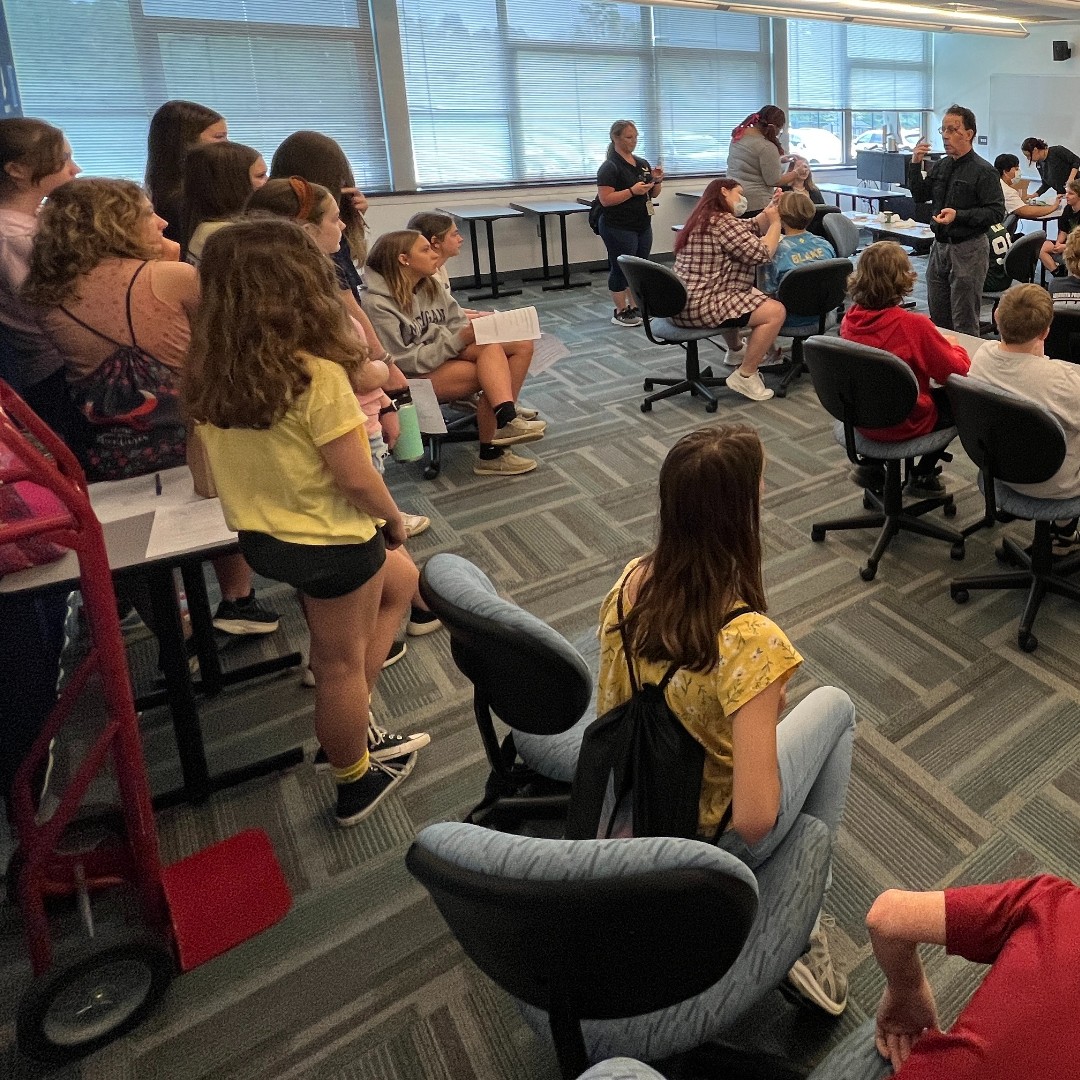 HCPSchools's tweet photo. Last week, students from North Harford Middle School visited HCC to learn more about all the career and course opportunities that HCC has to offer.  This was a pilot program that we hope to expand upon in the future! https://t.co/RsHllcWb3D