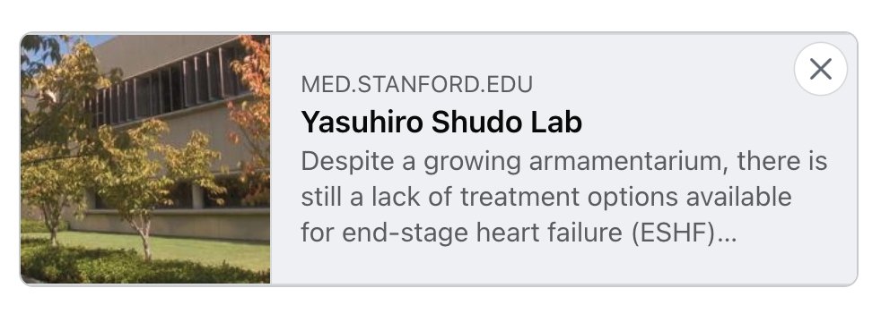 ebender001's tweet photo. #labweek Dr. @yshudo1007’s Translational Heart Failure Research Laboratory aims to develop novel tissue engineering strategies to treat end-stage heart failure. Happy #NationalLabWeek! #research @StanfordCTSurg🔬Learn more: https://t.co/2D0tKAIFY8 https://t.co/0NOSCpKJwH