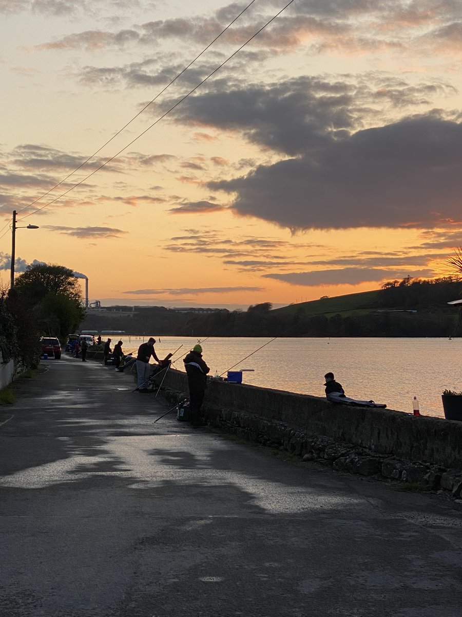 Cheekpoint Village #Fishing competition … Beautiful but cold evening for it .