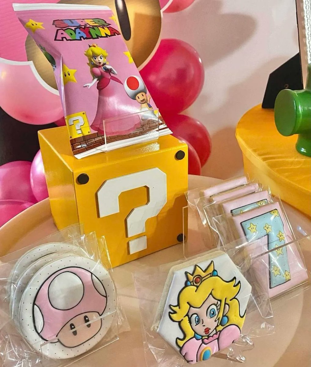 catchmyparty's tweet photo. Take a look at this sweet Princess Peach birthday party! Love the cookies and cupcakes! https://t.co/AiL9pKk3hT  #catchmyparty #partyideas #princesspeach #supermario #peaches #princesspeaches #girlbirthdayparty https://t.co/FEo7il27aY
