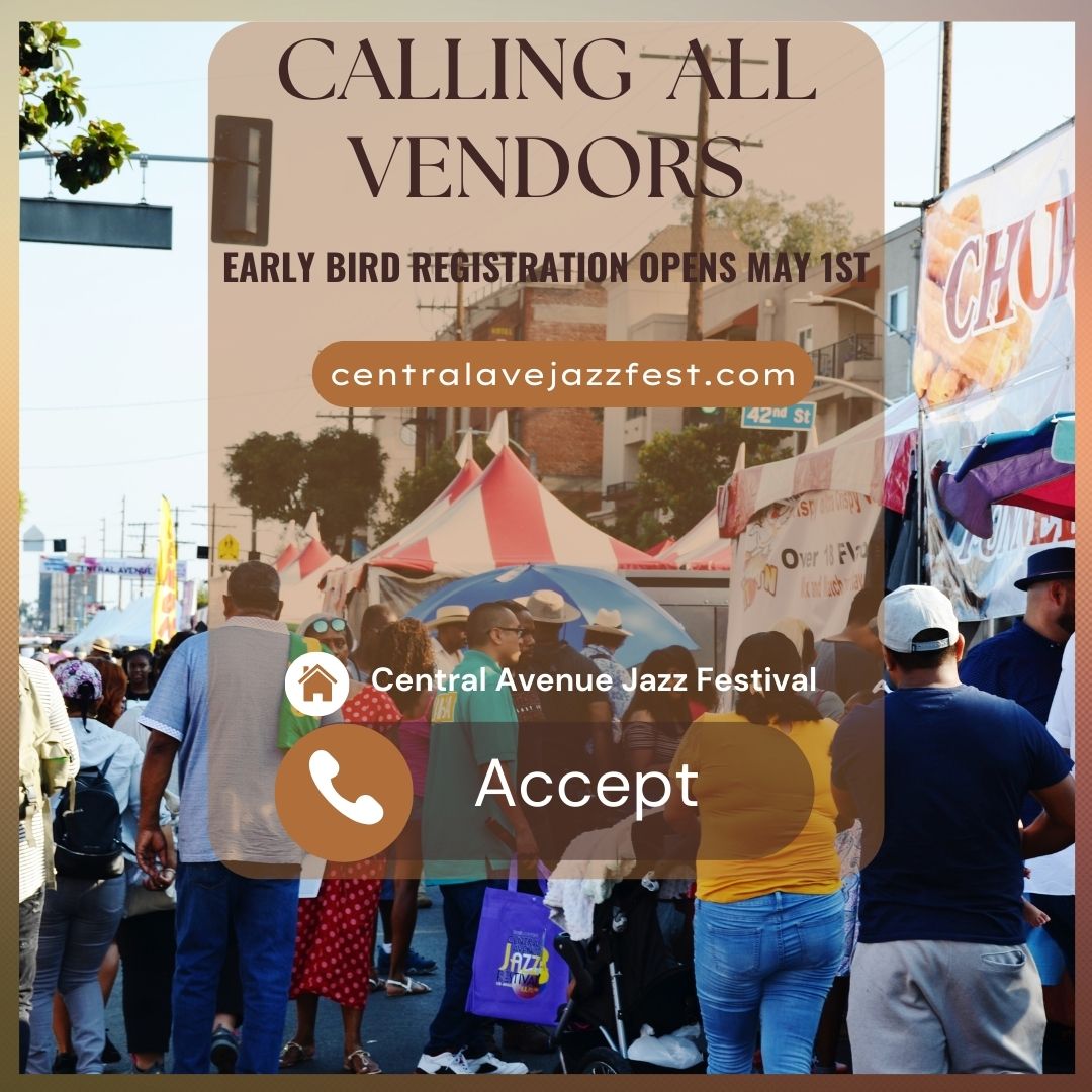 Early-bird registration opens May 1st. Apply at centralavejazzfest.com