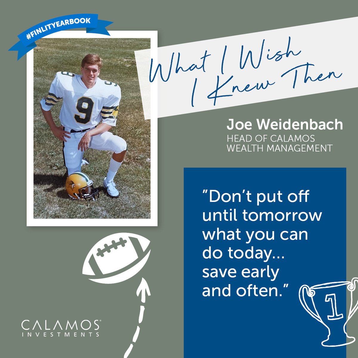 Our new #FinLitYearbook compiles the #financialliteracy lessons from our leaders, peers, and partners. Our latest page features Joe Weidenbach, Head of Calamos Wealth Management.

#FinancialLiteracyMonth