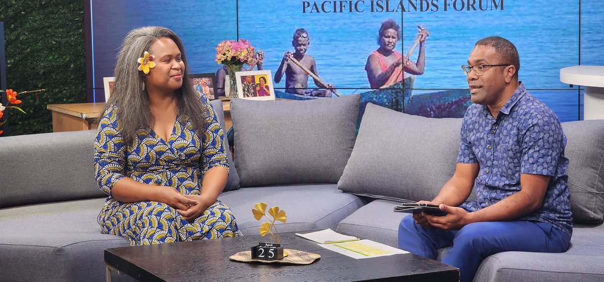 A high 5 on FijiTV this morning to Pacific #SMEs  from our Forum #PacificTradeInvest global coordinator @atenasiata for budding entrepreneurs and those stepping up to achieve their #trade and #business goals cross #ourBlueContinent