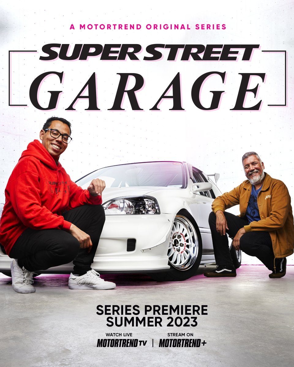 MotorTrendPlus's tweet photo. Get ready for the ultimate tuner experience. #SuperStreetGarage premieres this summer on MotorTrend+ and @MotorTrendTV. https://t.co/bs7R9vT7LT
