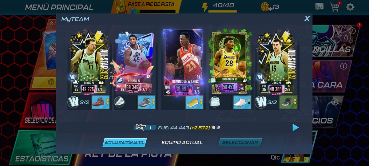 Raandy0859's tweet photo. @NBA2KMobile This is my team for now https://t.co/o9D8TXuVvp