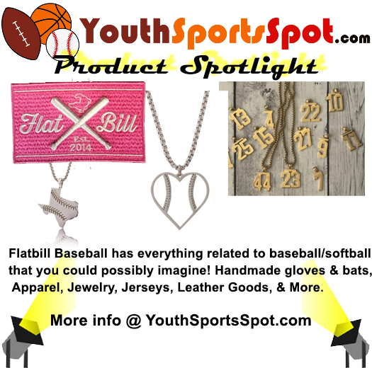 #YouthSportsSpot Spotlight -  @flatbillbsb apparel, jewelry, leather goods for that very special player!  bit.ly/2UBbc6P  Baseball/Softball Products for all ages!