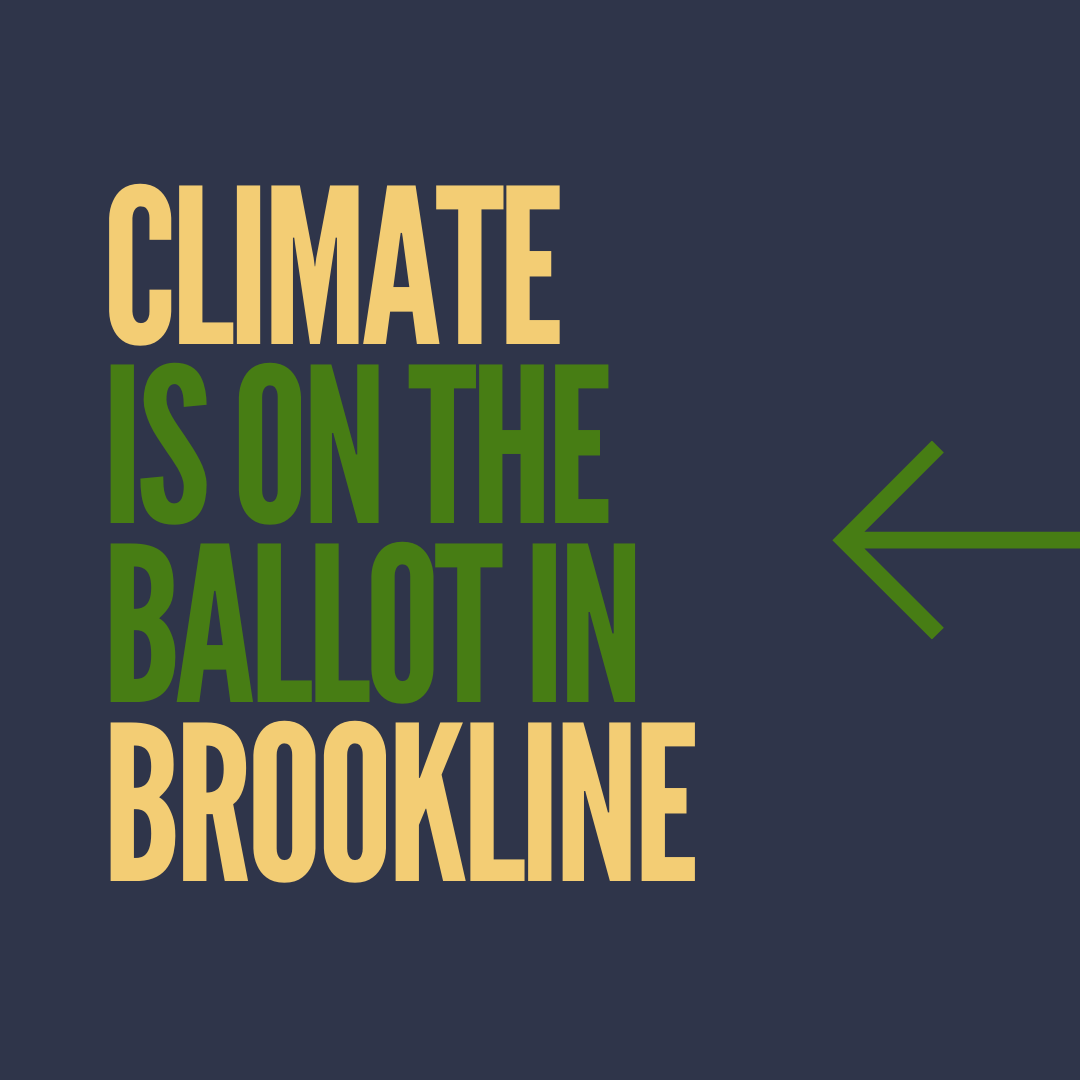 JohnVanScoyoc's tweet photo. Vote on May 2 like the future depends on it. Thank you, Climate Forward Brookline, for endorsing my re-election to the Select Board! https://t.co/Nmd85Xa7tF