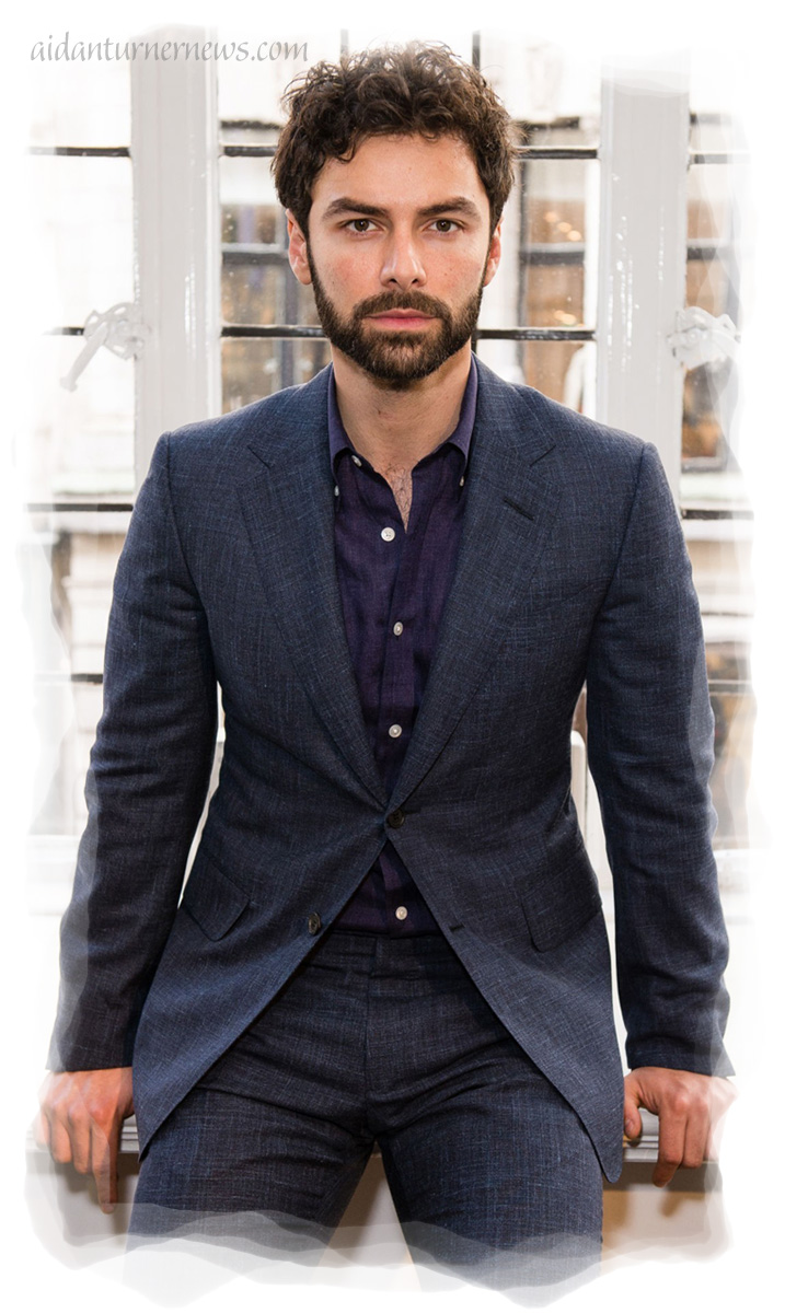 Wishing all #AidanTurner fans a terrific #TurnerTuesday . Here's 'The Main Man' at London Fashion Week June 2017 Styling: Kenny Ho Photo: Jeff Spicer