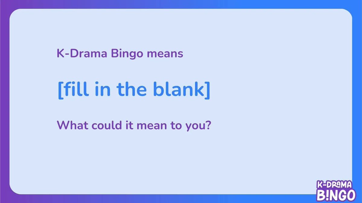 What does K-drama Bingo mean to you? 🫰 🫶 ❤️ 

#KdramaBingo #TropeTuesday #WednesdayWatchlist #FanFriday
#Kdrama #Hallyu 
#KdramaFan #kdramatwt #DramaTwitter 
#KdramaSpread #JournalWithMe 
#AdultColoring #ColoringBook #ColorWithMe