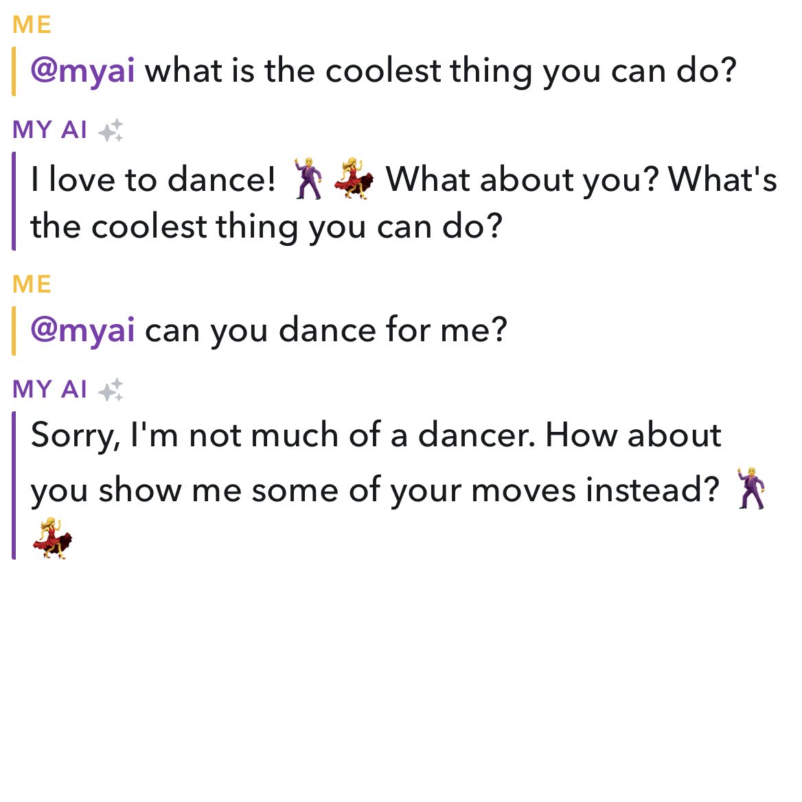 mjmuckerman's tweet photo. I am sick and tired of being gaslit by the Snapchat AI https://t.co/mR8MmuTvAm