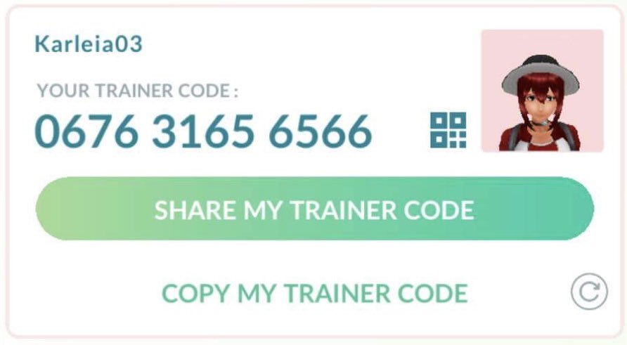 Saambell_'s tweet photo. Hello everyone
This is my friend, she’s into the pokemon world and needing some friends to get items, please add and send some gifts to get xp and some pokeballs 
#pokemongo #pokemongofriendcode #PokemonGOGift #PokemonGoFriendCodes https://t.co/LRpst6ruR3
