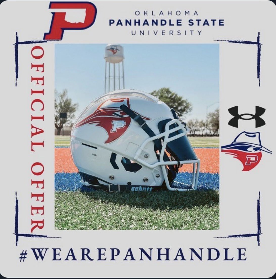 I am BLESSED and THANKFUL to have receive an offer from Oklahoma Panhandle State University! @CoachS_Kurtz @FBCoach_Rahn @coachjbeard1 @Dupage_Football