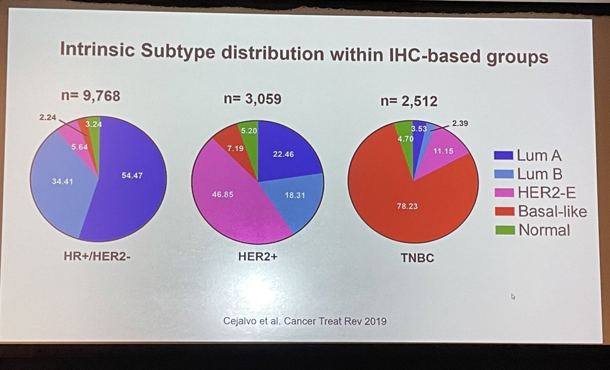 paspears88's tweet photo. Perou @UNC_Lineberger Know your molecular subtype….Actually know the molecular (genomic/intrinsic) subtype of your cancer!
We know our cancers clinical subtype .., get to know the molecular subtype!
#clinicalutility #bcsm #gyncsm @UNCBreastSPORE https://t.co/3b6FVJfOYB