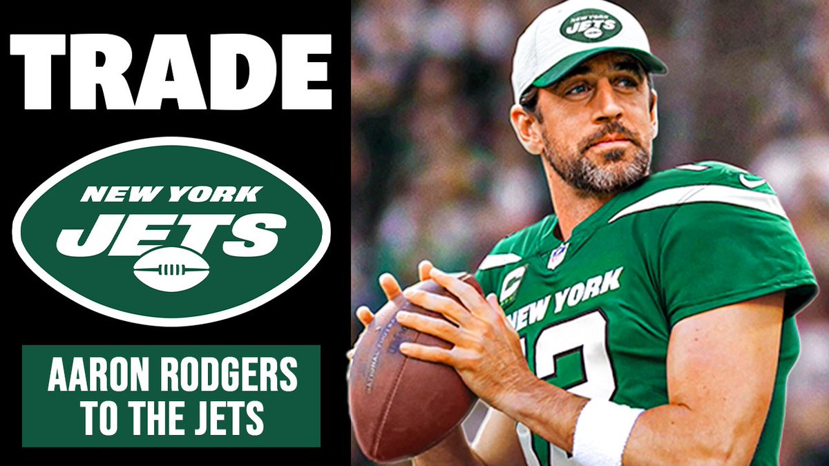 Aaron Rodgers TRADED to New York Jets! Official! youtu.be/8TiAYfPVO2s