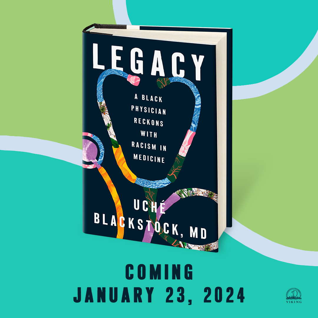 ✨I’m thrilled to reveal the cover for my new memoir LEGACY: A Black Physician Reckons with Racism in Medicine!!! 📖 ✨LEGACY, published by @vikingbooks, will be coming to bookstores on January 23, 2024! ✨Please share & pre-order TODAY April 25th! ➡️ rb.gy/o7y5f