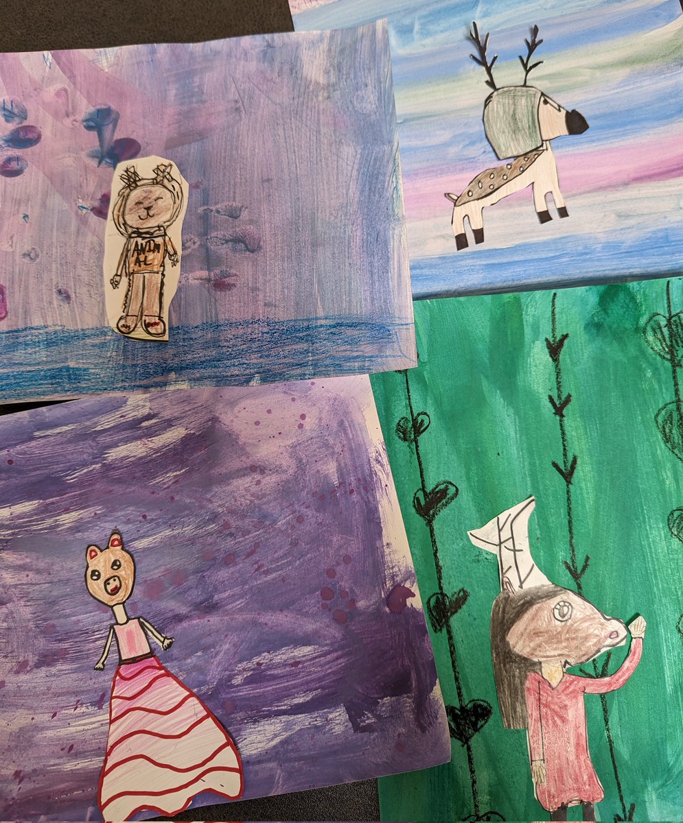 Exploring personal identity inspired by Sometimes I Feel Like a Fox 🦊🐰🐻🐺 #sd36learn #sd36tl #corecompetencies