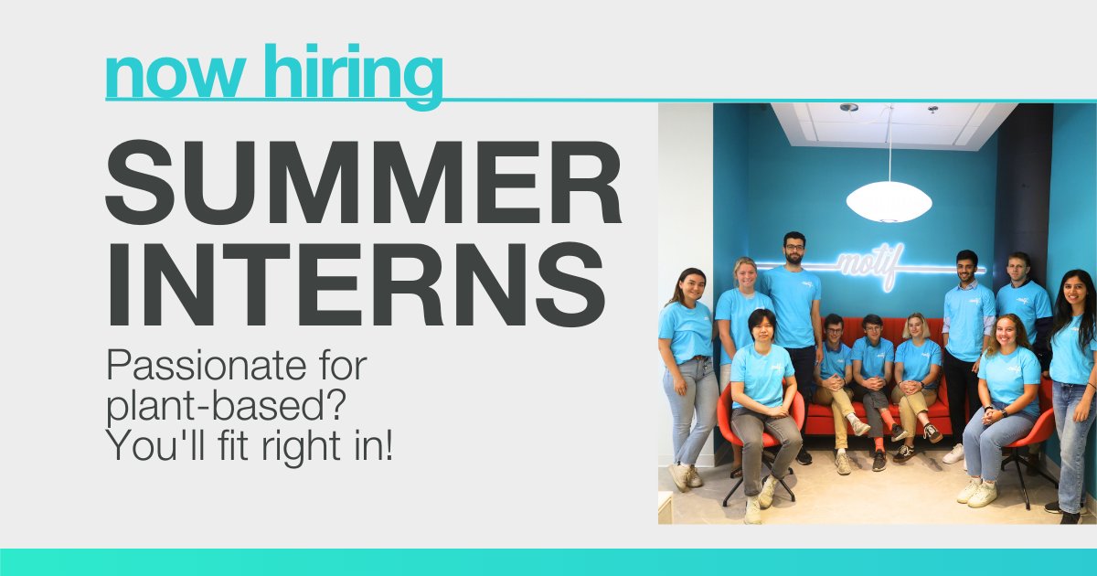 Calling all college students! We are looking for some passionate individuals to join our team this summer for an internship experience. Interested in learning more? Check out open roles below.

madewithmotif.com/careers/

#intern #internships #internships2023 #nowhiring