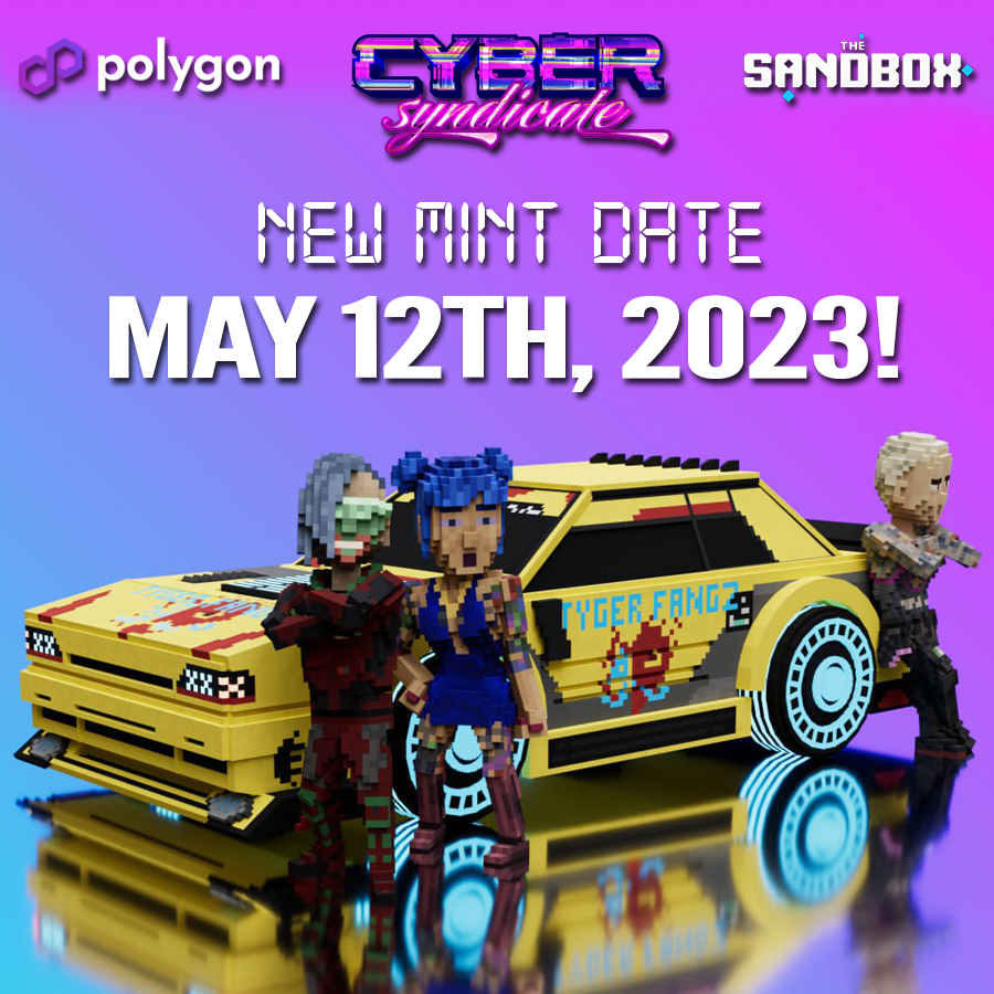 cybersyndicate0's tweet photo. We've pushed back our mint date to allow a bit more preparation time. We're still well on track for our Q2 launch & are super excited! 🔥🔥🔥

So much hard work has been going on behind the scenes into the voxel art & we really think people are going to fomo in their pants once they see what we’ve released! 

We aim to create one of the most impressive collections of 3D animated voxel art that has ever been seen & appreciate your continued support!