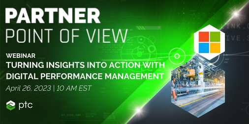 On April 26, I look forward to joining <a href="/PTC/">PTC</a>'s Craig Melrose to discuss the importance of data in accelerating your digital transformation journey. 

ptc.com/en/resources/i…

#Manufacturing #Innovation