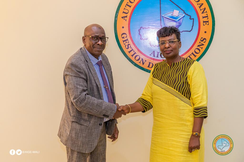 Des échanges fructueuses avec le Vice - Président  et les membres du bureau de l ' AIGE, Autorité Indépendante de Gestion des Elections.  La prise en compte du Genre dans les processus électoraux est une des grandes priorités de l AIGE , a confirmé le Vice-Président.