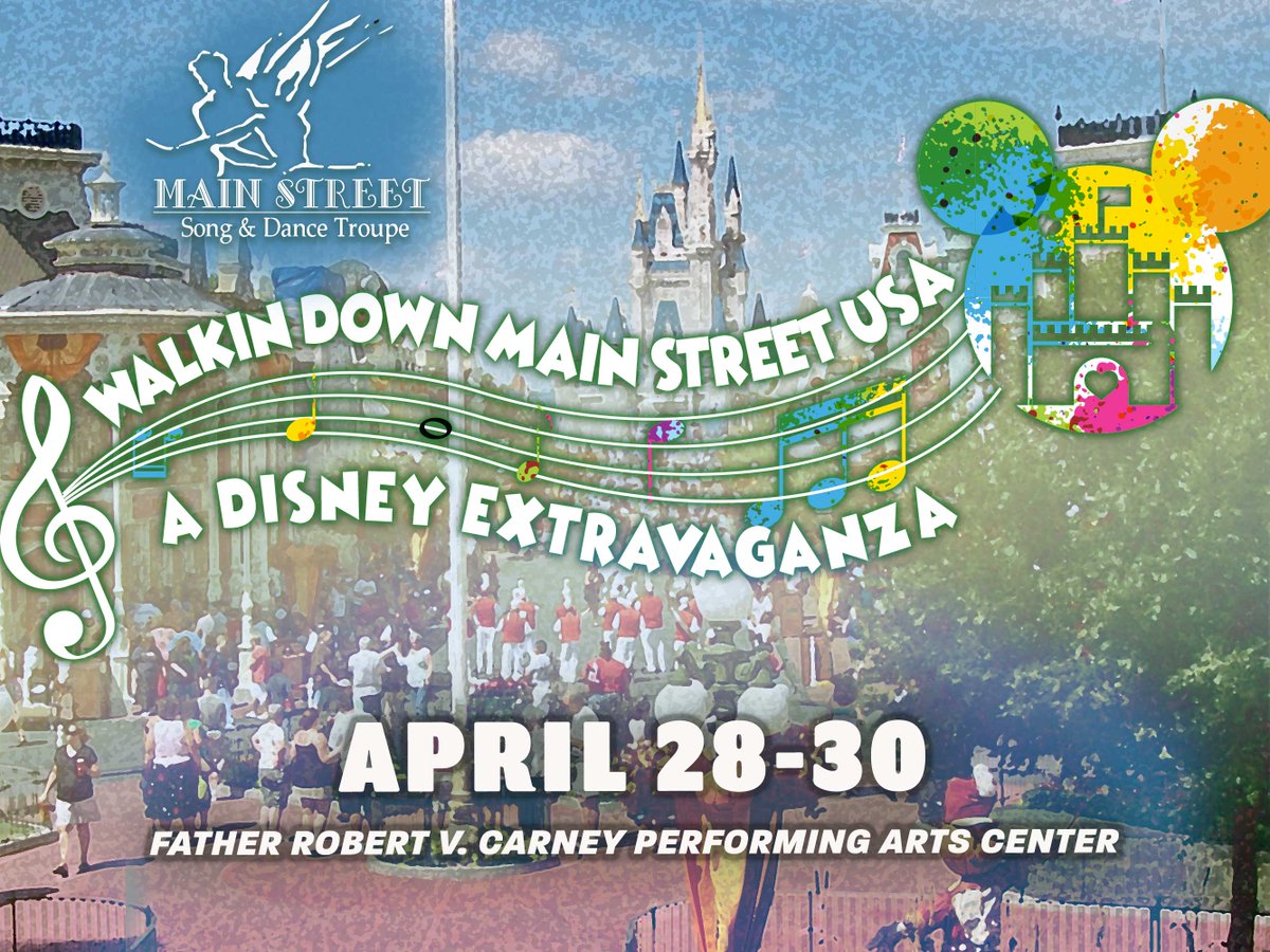 PiusPAC's tweet photo. Take a stroll down Main Street, USA with Main Street Song &amp; Dance Troupe as they celebrate 50 years of Disney magic this weekend! - https://t.co/9UgPGmgyA2 https://t.co/dAQ0IhU9jJ