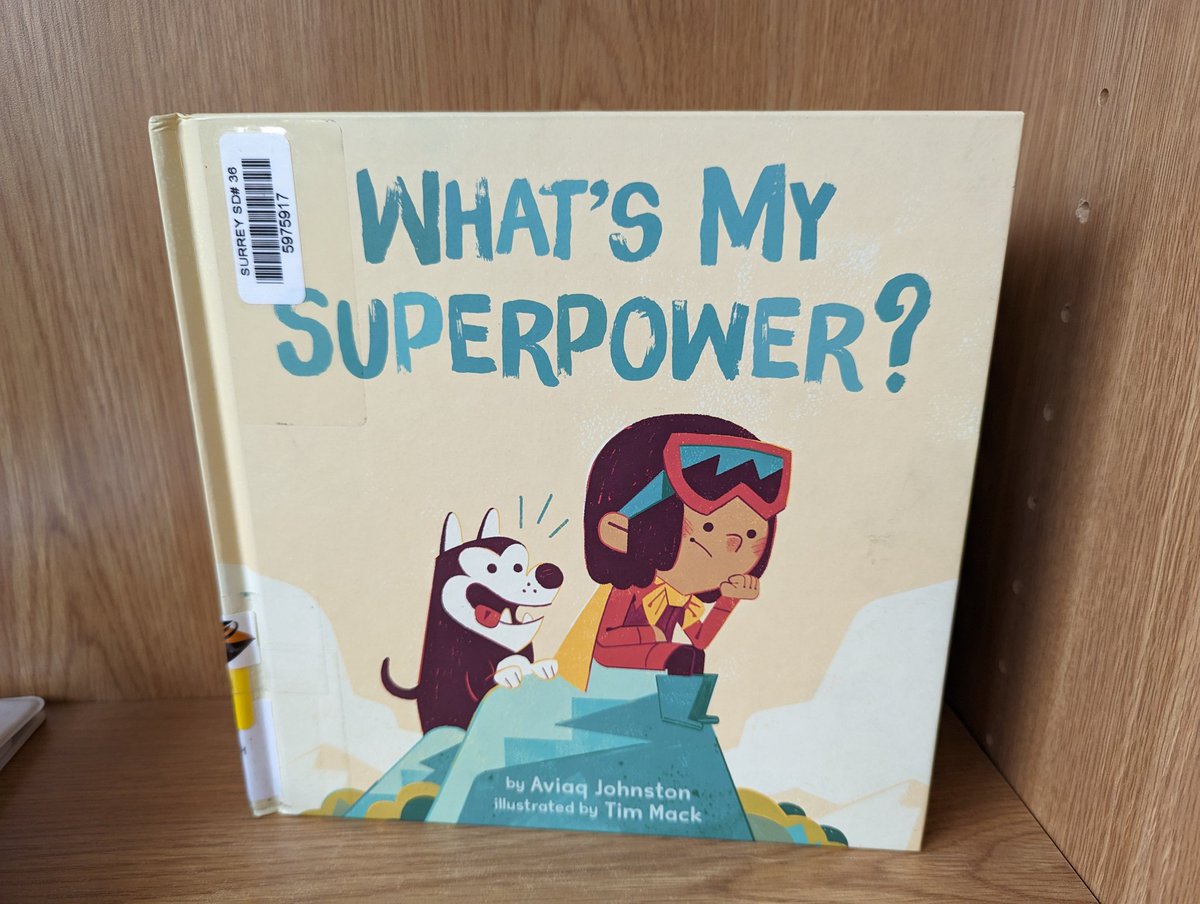Div 28 explores another Indigenous author &amp; their own superpowers! Being kind, running fast &amp; helping others are just a few! #sd36tl #whatisyoursuperpower  #sd36learn #bcedchat