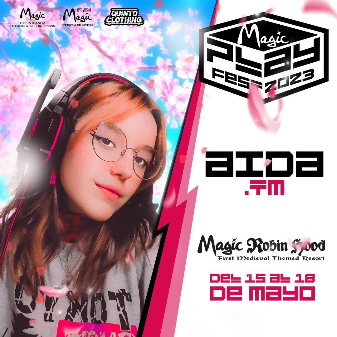 PlayMagicTeam's tweet photo. Aida se une a la Tripulación de este #MagicPlayFest2023!! Esto va a ser una pasada nakamas!! #MagicCostaBlanca #PlayMagicCostaBlanca #MagicRobinHoodResort https://t.co/hDMQblR3UH