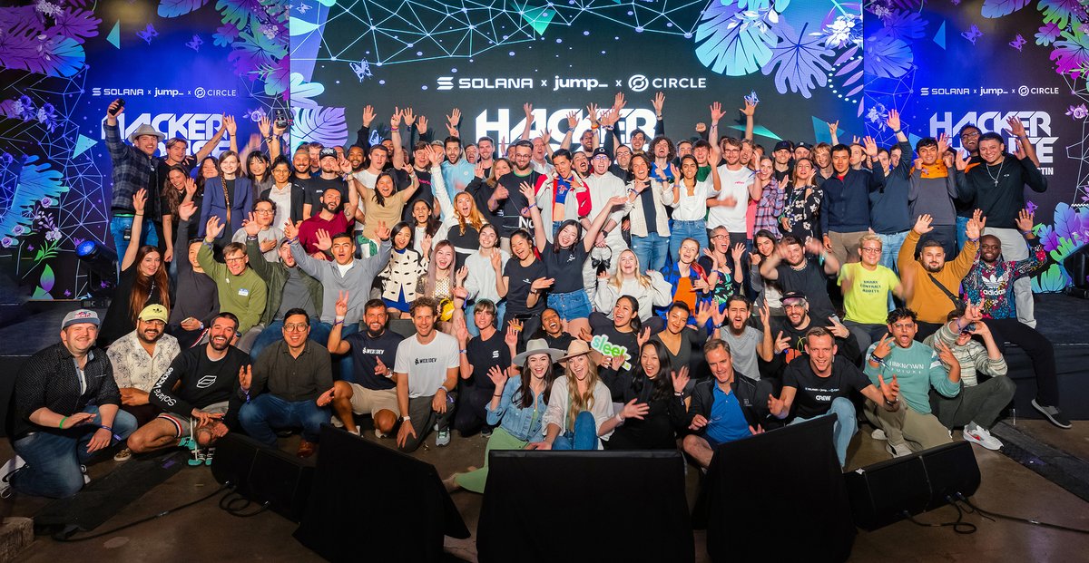 miketamzil's tweet photo. Thank you @hackerhouses @SolanaFndn @jump_ @circle for letting us do what we do best β‘ #HackerHouseAustin #thinktamz https://t.co/wrXKgbHk4I