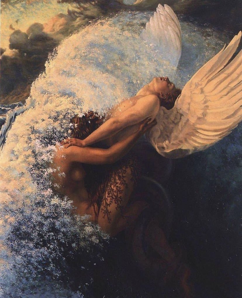 AcademiaAesthe1's tweet image. "Spleen et Idéal"1907 By Emile
Carlos Schwabe (1866-1926)
Royal Museum of Fine Arts
